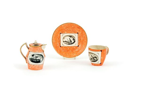Lotto costituito da una tazzin  - Auction Antiquariato - Incanto Casa d'Aste e Galleria