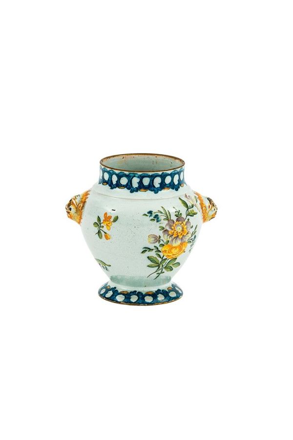 Vaso da farmacia in maiolica d  - Asta Antiquariato - Incanto Casa d'Aste e Galleria