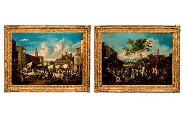 Pittore del XX sec.
Piazza di  - Auction Antiquariato - Incanto Casa d'Aste e Galleria