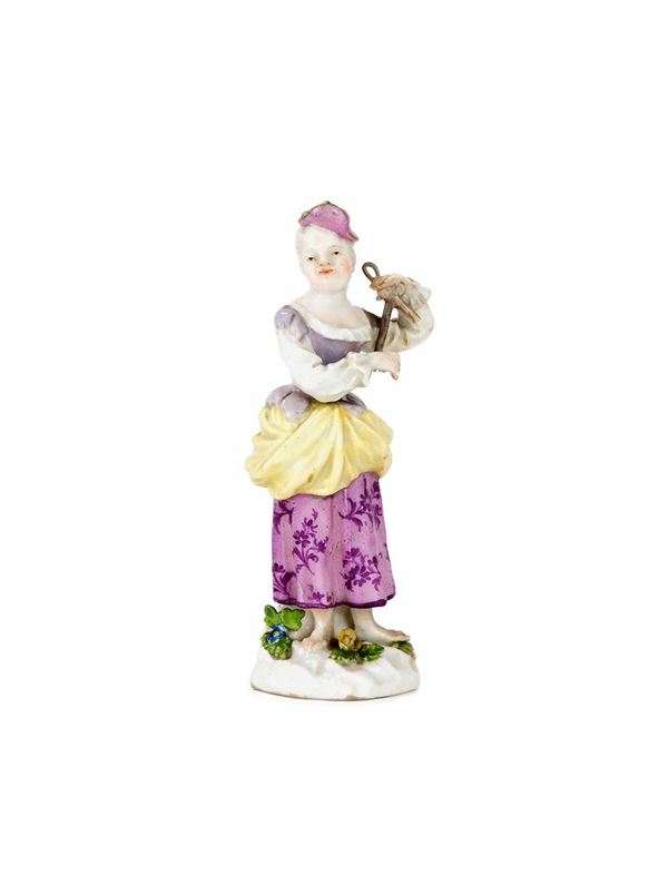 Statuina in porcellana raffigu  - Auction Antiquariato - Incanto Casa d'Aste e Galleria