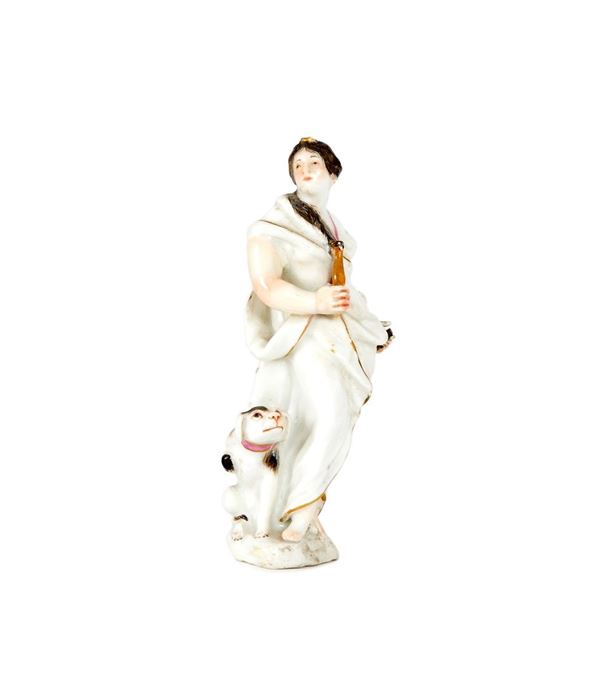 Statuina in porcellana raffigu  - Auction Antiquariato - Incanto Casa d'Aste e Galleria