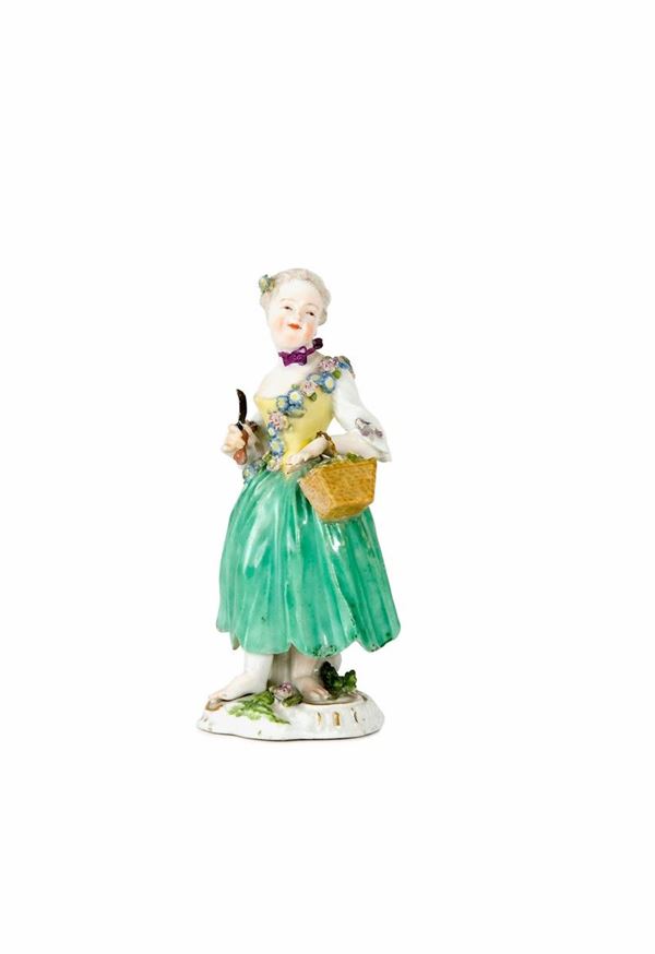 Statuina in porcellana raffigu  - Auction Antiquariato - Incanto Casa d'Aste e Galleria