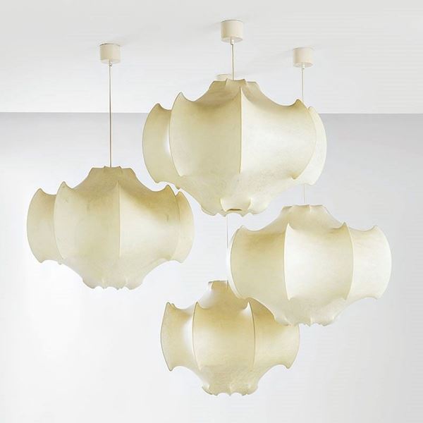 Achille e Pier Giacomo Castiglioni - Quattro lampade a sospensione 