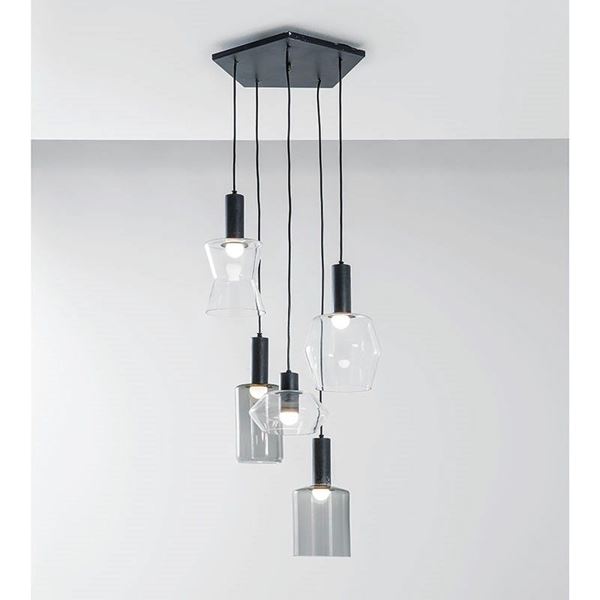 Tapio Wirkkala (attr.) - Lampadario
Ottone ed allumini