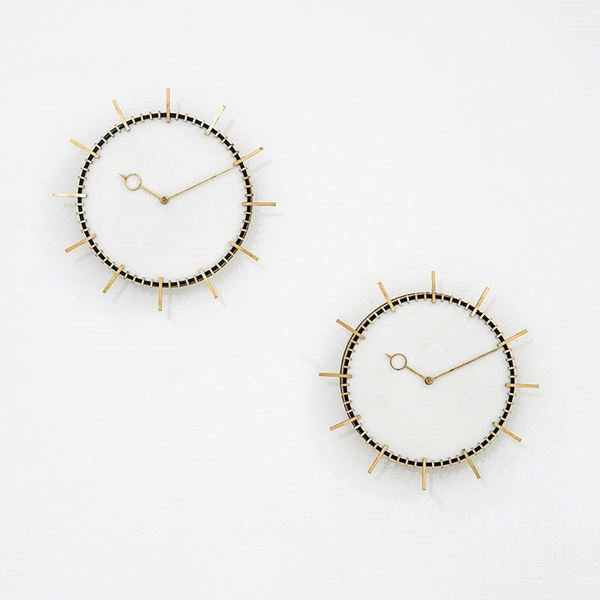 Boselli - Due orologi da parete
Ottone,