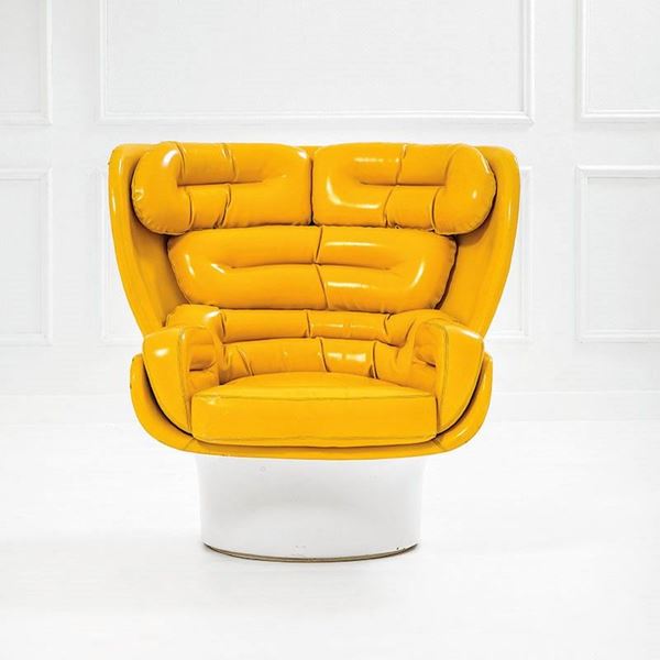Joe Colombo : Poltrona girevole mod. Elda
M  - Auction Design Vol I e II - Incanto Casa d'Aste e Galleria