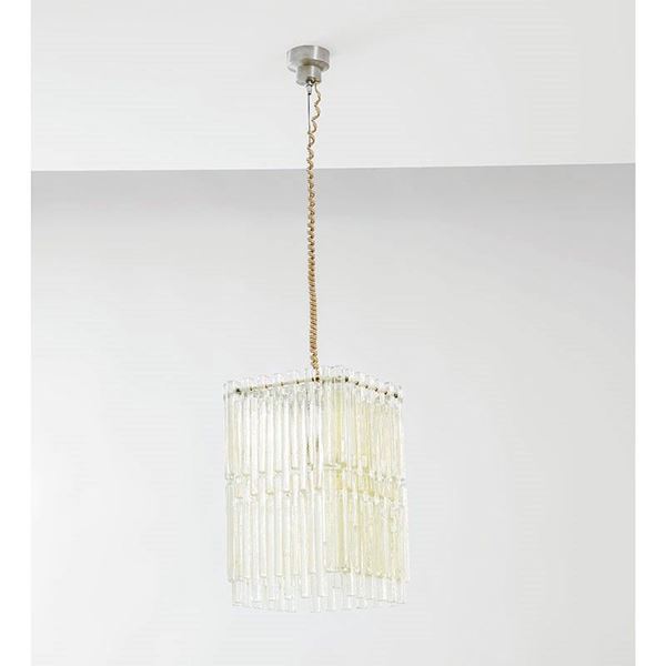 Albano Poli - Lampadario
Metallo satinato, 