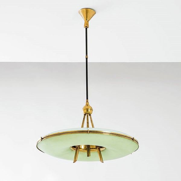 Lampadario
Ottone lucido, cri  - Auction Design Vol I e II - Incanto Casa d'Aste e Galleria