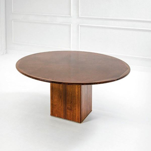 Afra e Tobia Scarpa : Tavolo rotondo della serie Art  - Auction Design Vol I e II - Incanto Casa d'Aste e Galleria