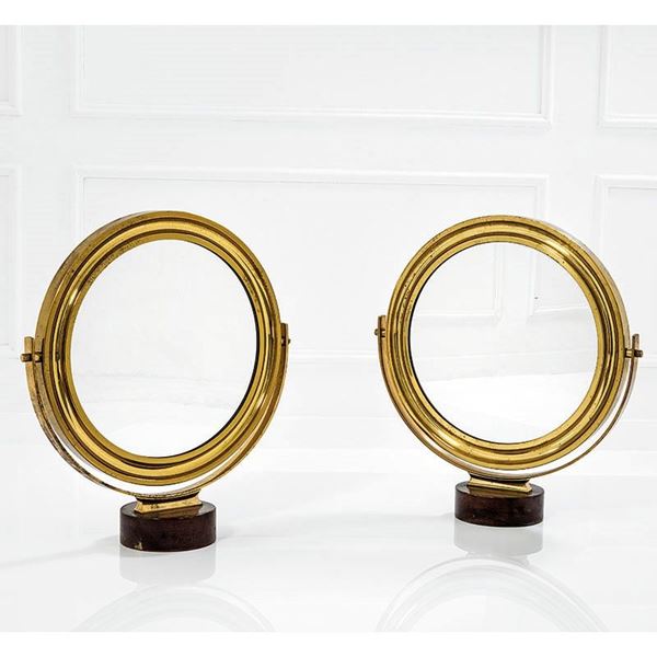 Sergio Mazza : Due specchiere da tavolo mod.   - Auction Design Vol I e II - Incanto Casa d'Aste e Galleria
