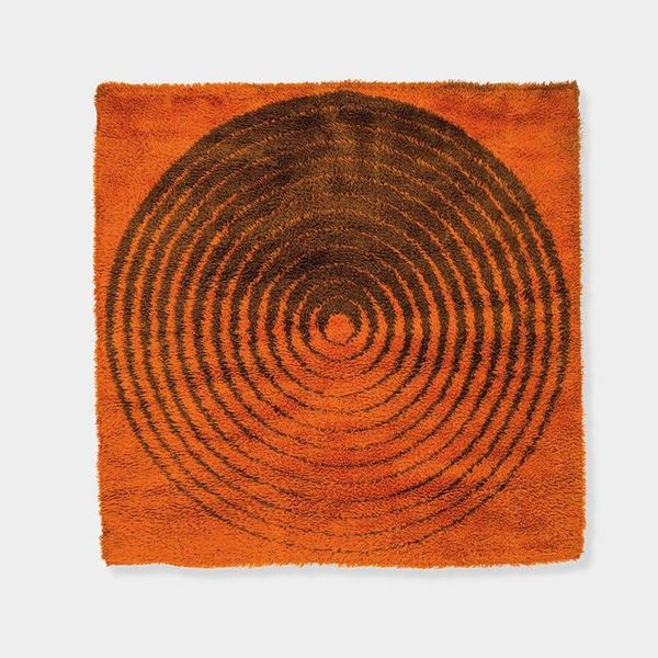 Verner Panton (attr.) : Tappeto
Lana e fibre sintetic  - Auction Design Vol I e II - Incanto Casa d'Aste e Galleria