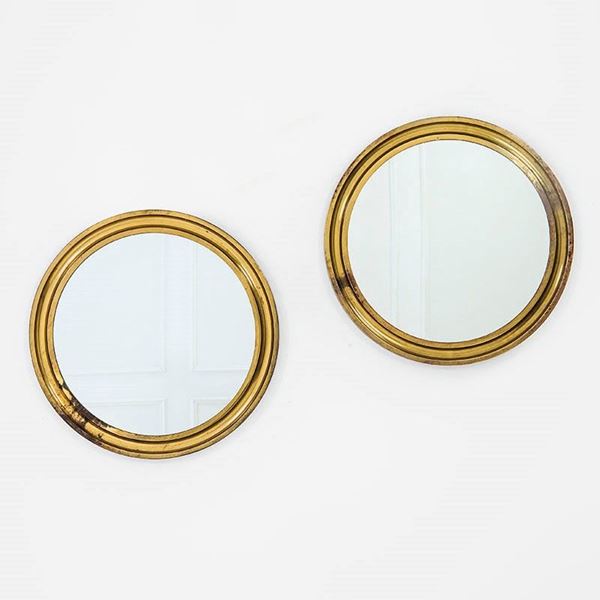 Sergio Mazza : Due specchi da parete mod. Nar  - Auction Design Vol I e II - Incanto Casa d'Aste e Galleria