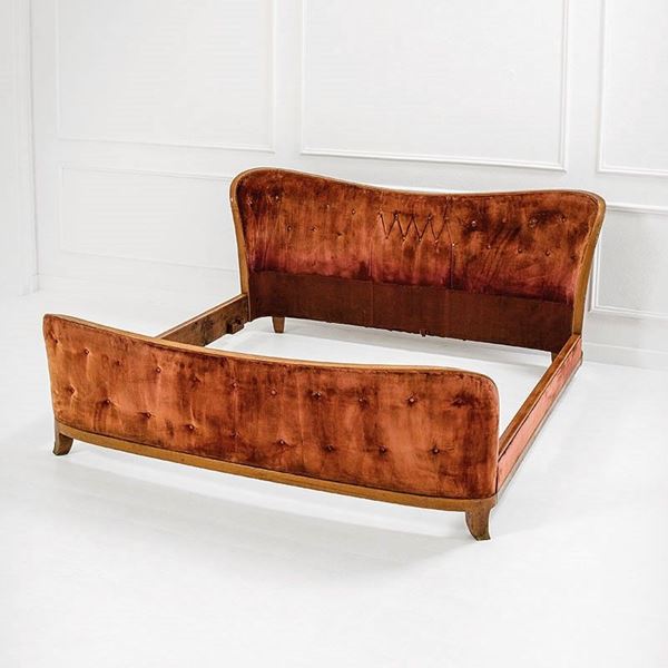 Osvaldo Borsani - Letto mod. 6633
Legno di noce