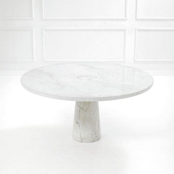 Angelo Mangiarotti : Tavolo rotondo della serie Ero  - Asta Design Vol I e II - Incanto Casa d'Aste e Galleria
