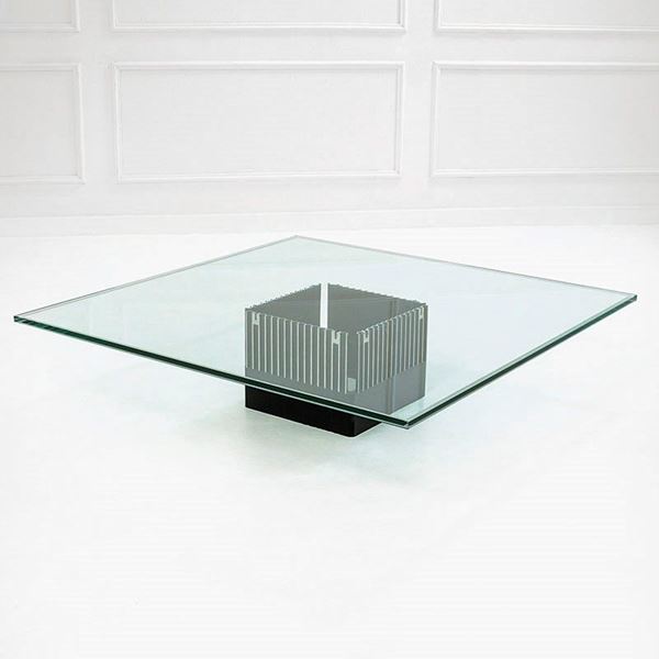 Giovanni Offredi : Grande e raro tavolo basso mod  - Auction Design Vol I e II - Incanto Casa d'Aste e Galleria