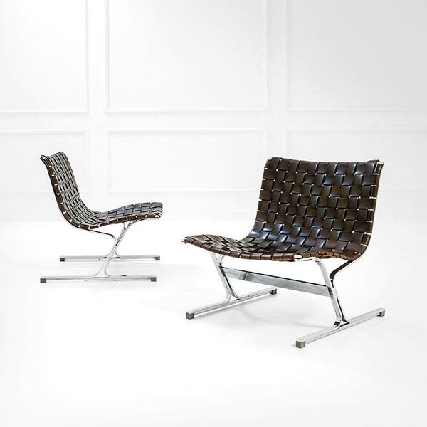 Ross Littell : Due poltrone mod. PLR1 
Accia  - Auction Design Vol I e II - Incanto Casa d'Aste e Galleria