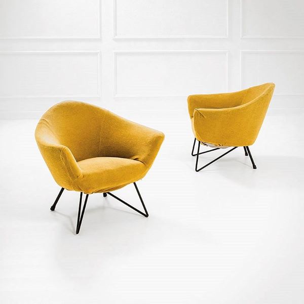 Due poltrone
Tondino di ferro  - Asta Design Vol I e II - Incanto Casa d'Aste e Galleria