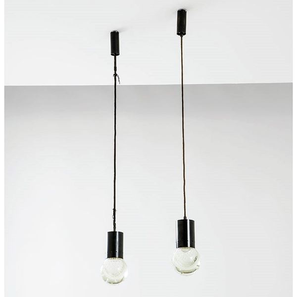 Gino Sarfatti - Due lampade a sospensione
Ott