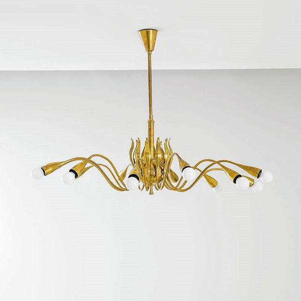 Lampadario
Tubolare di ottone
