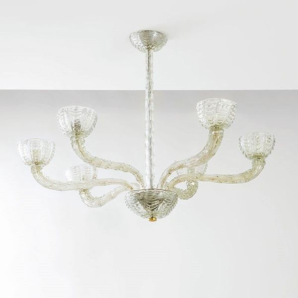 Venini - Lampadario
Vetro trasparente 