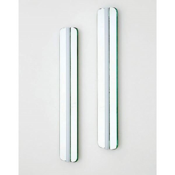 Due lampade da parete a fluore  - Asta Design Vol I e II - Incanto Casa d'Aste e Galleria