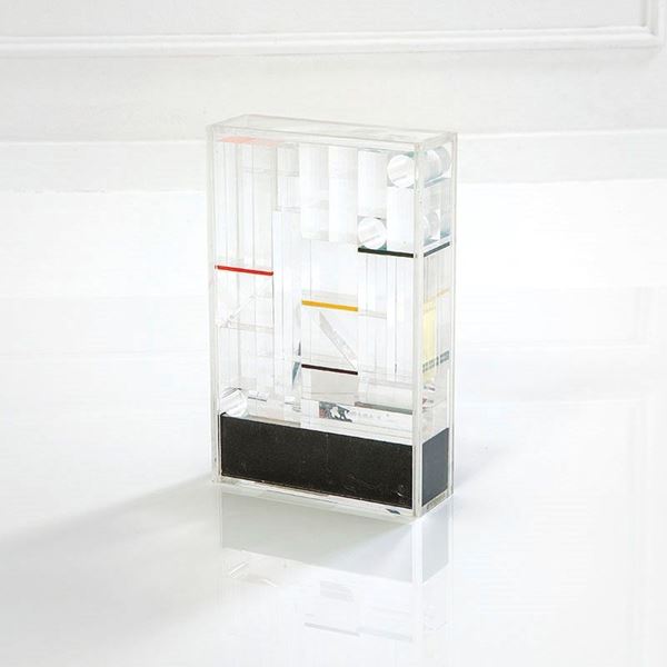 Theodor Neumaier : Rara scultura luminosa mod. Mo  - Auction Design Vol I e II - Incanto Casa d'Aste e Galleria