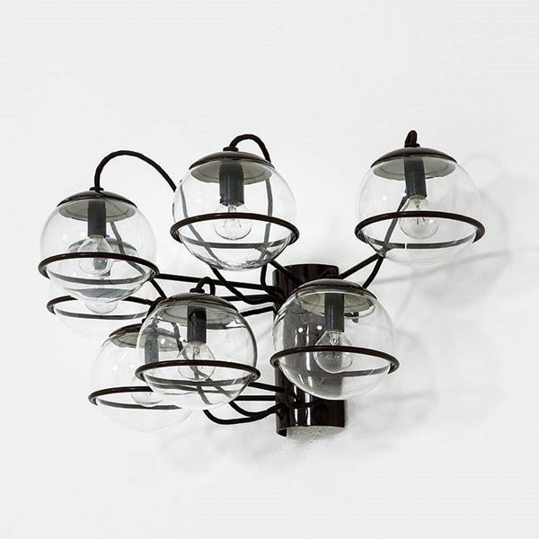 Gino Sarfatti : Lampada da parete mod. 237/7
  - Auction Design Vol I e II - Incanto Casa d'Aste e Galleria