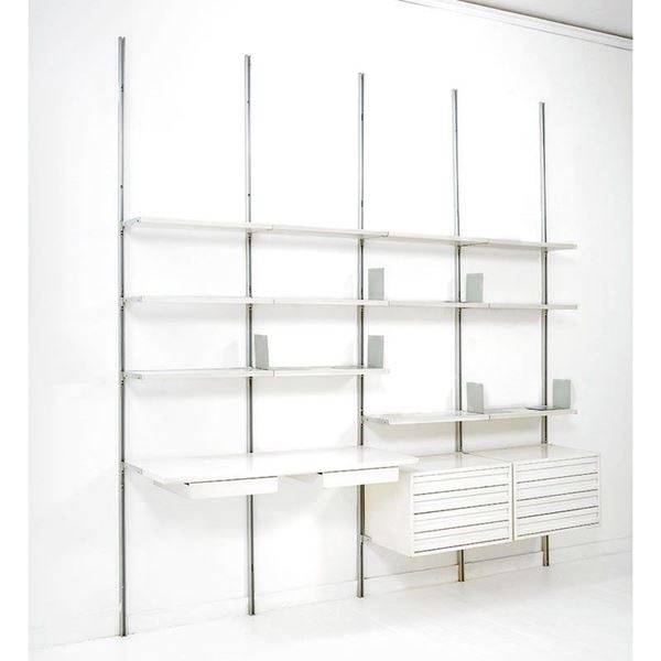 Osvaldo Borsani : Sistema modulare E22
Allumini  - Asta Design Vol I e II - Incanto Casa d'Aste e Galleria