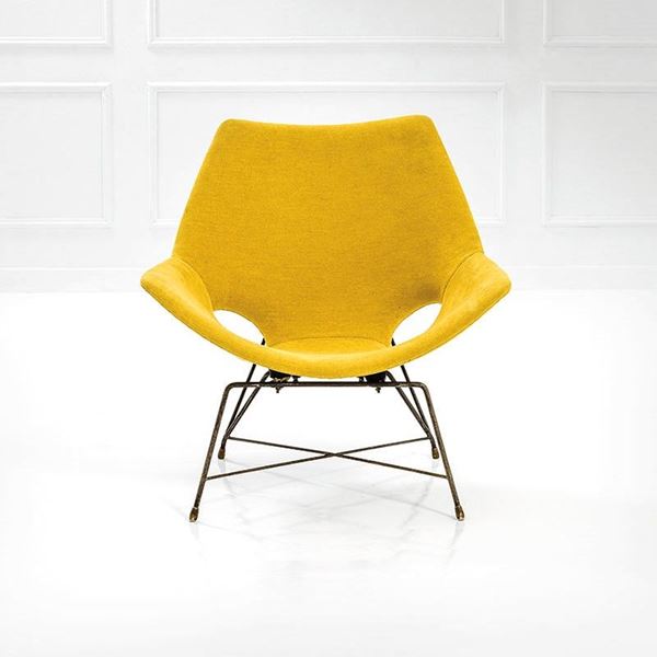 Augusto Bozzi : Poltrona
Metallo smaltato, ot  - Auction Design Vol I e II - Incanto Casa d'Aste e Galleria