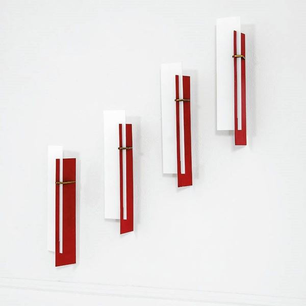 Stilnovo : Quattro rare lampade da parete  - Asta Design Vol I e II - Incanto Casa d'Aste e Galleria