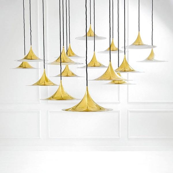 Claus Bonderub, Torsten Thorup : Sedici lampadari mod. Gubi
Ot  - Asta Design Vol I e II - Incanto Casa d'Aste e Galleria