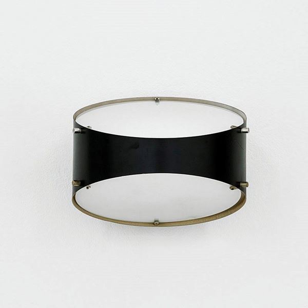 Giuseppe Ostuni : Lampada da parete 
Metallo sm  - Auction Design Vol I e II - Incanto Casa d'Aste e Galleria