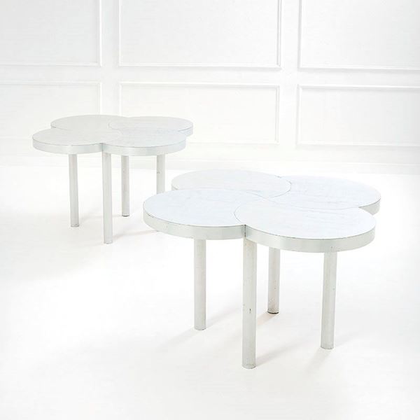 Carla Venosta : Due gu&#233;ridon componibili
Legn  - Auction Design Vol I e II - Incanto Casa d'Aste e Galleria