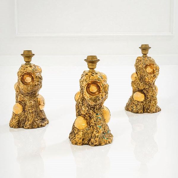 Ugo Zaccagnini - Tre lampade da tavolo
Ceramic