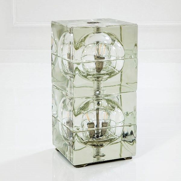 Alessandro Mendini : Lampada da tavolo mod. Cubosfe  - Auction Design Vol I e II - Incanto Casa d'Aste e Galleria