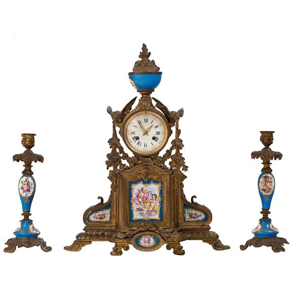 Trittico da camino costituito   - Auction Antiquariato - Incanto Casa d'Aste e Galleria