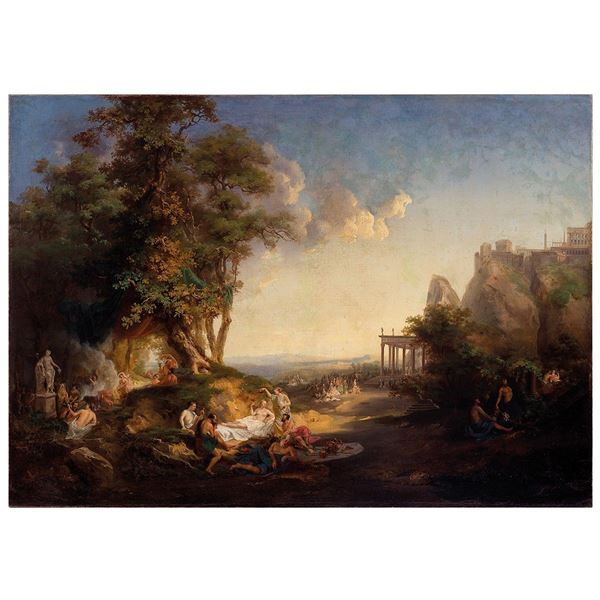 Giuseppe Camino - Baccanale
Olio su tela, firma