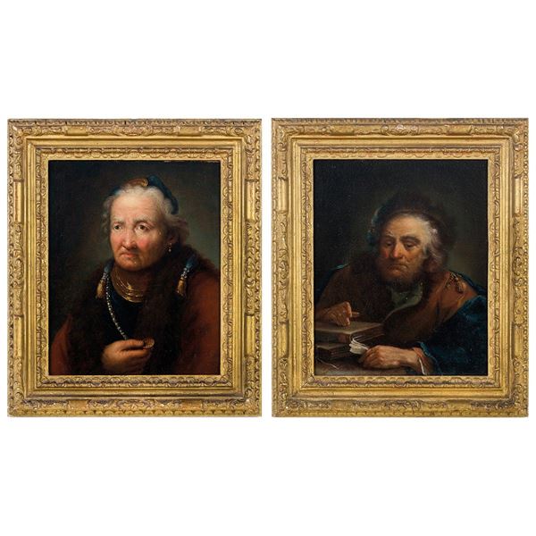Giuseppe Nogari - Due teste di carattere
Coppia