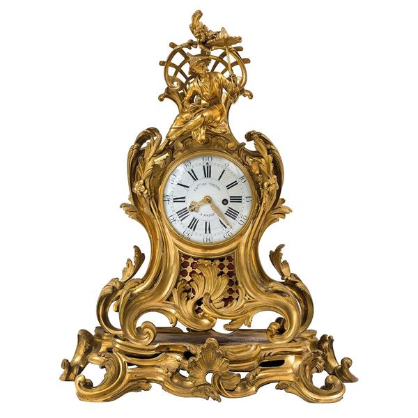 Importante orologio in bronzo   - Asta Antiquariato - Incanto Casa d'Aste e Galleria