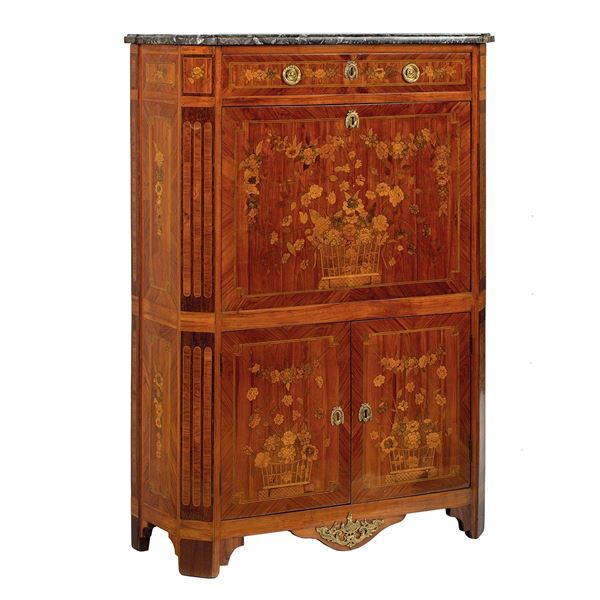 Secr&#233;taire lastronato in palis  - Asta Antiquariato - Incanto Casa d'Aste e Galleria