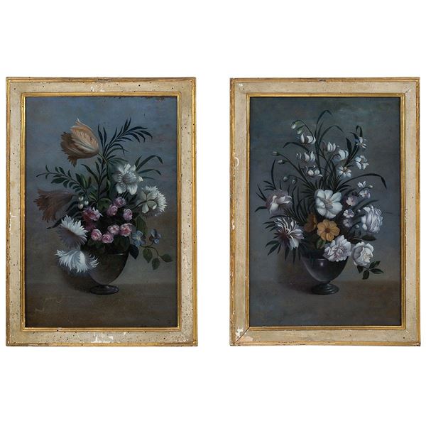 Pittore francese della fine de  - Asta Antiquariato - Incanto Casa d'Aste e Galleria