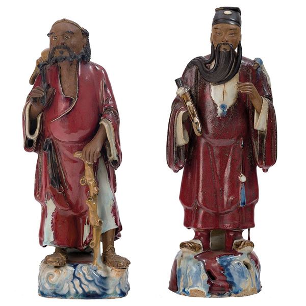 Coppia di personaggi orientali