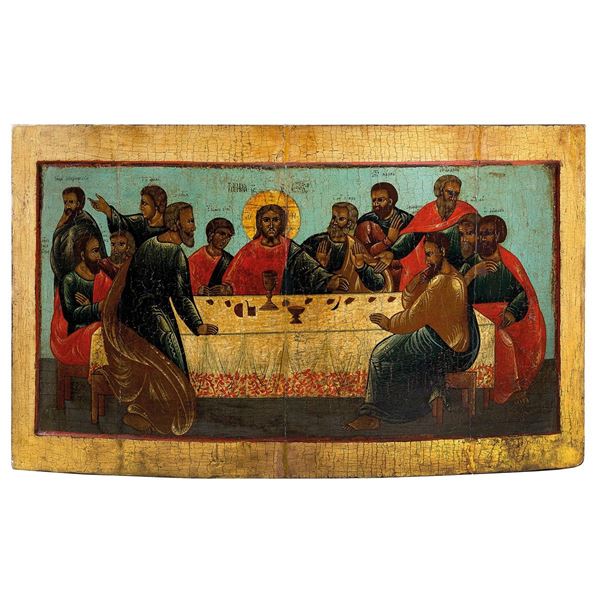 L&#39;ultima Cena
Icona su tavola