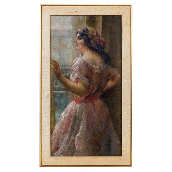 Giuseppe Mandarelli - Ritratto di giovane donna
Oli