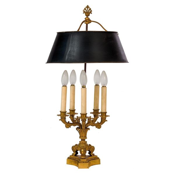 Lampada da tavolo a quattro lu