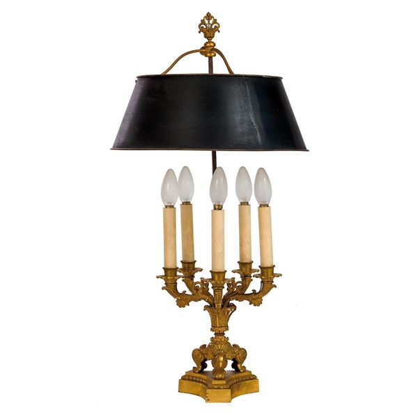 Lampada da tavolo a quattro lu