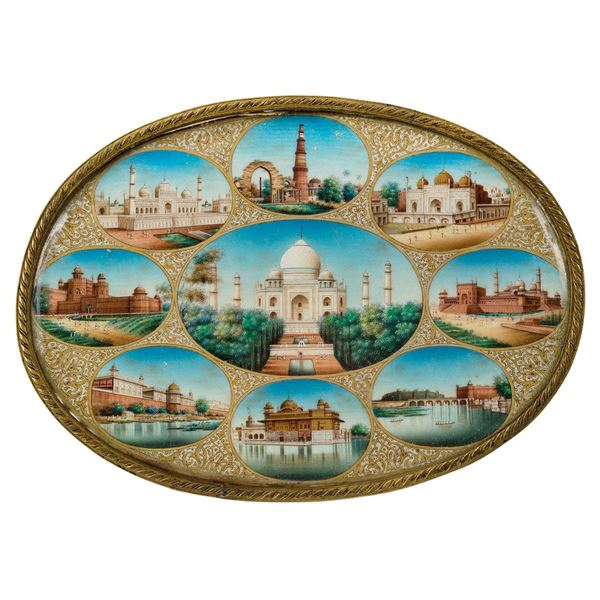 Miniatura di forma ovale su av  - Asta Antiquariato - Incanto Casa d'Aste e Galleria