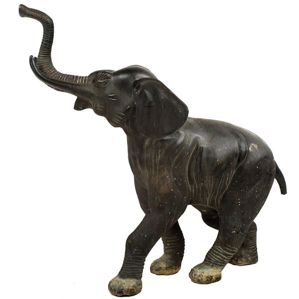 Scultura di elefante in bronzo