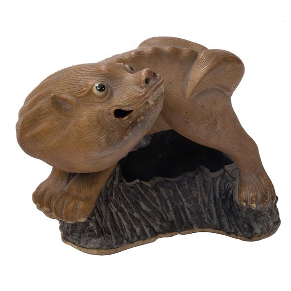 Figura di animale in gr&#232;s porc