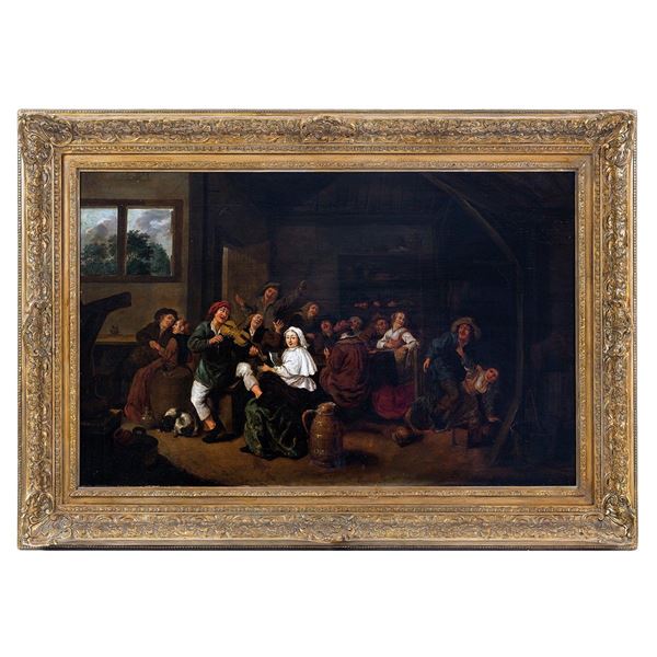 Interno di osteria
Olio su ta